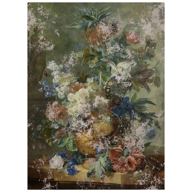 Quadro Natureza Morta Para Flores Jan Van Huysum