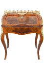 Birou Scriban stil Louis XV marqueterie si bronz