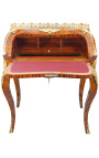 Birou Scriban stil Louis XV marqueterie si bronz