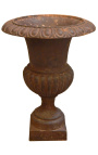 Medici vase støpejern rustfarget patina