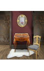 Birou Scriban stil Louis XV marqueterie si bronz