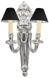 Flott sconce forsølvet bronse Louis XVI-stil 