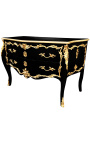 Gran vestidor barroco negro Louis XV estilo, bronces de oro