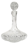 Grande decanter in cristallo molato a mano