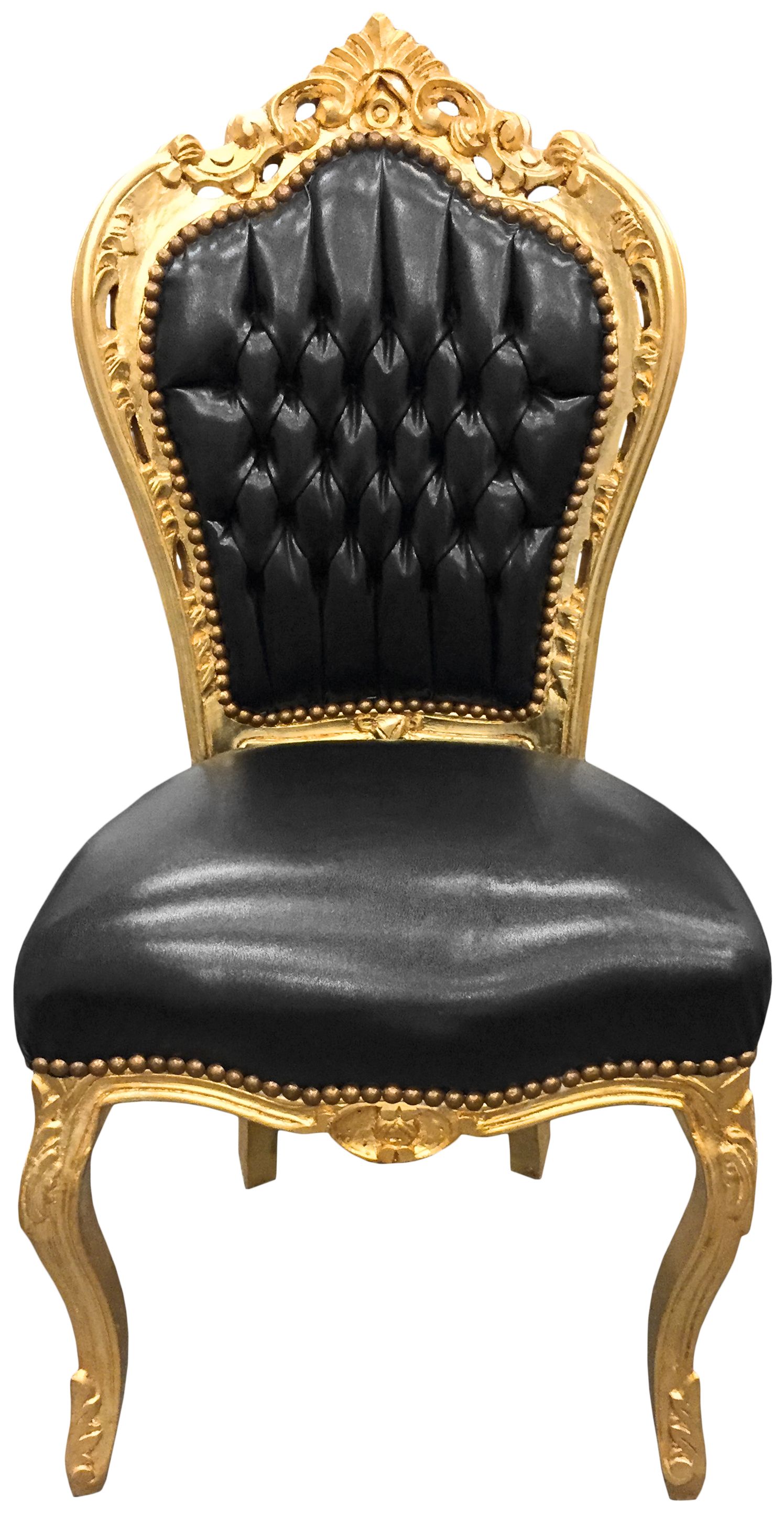 Красивое кресло с золотом