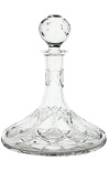 Cristal Decanter geometrice de mână-cracovă carved