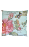 Cushion "karty pocztowe" zielona 40 x 40