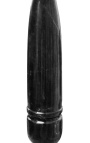 Colonna in marmo nero in stile Napoléon III con bronzo