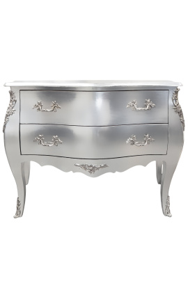 Dresser i barokk stil Louis XV sølvbrons