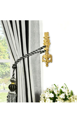 Paar bronzen curtainhouder &quot;Quiver en ribbons&quot;