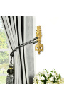 Paar bronzen curtainhouder "Quiver en ribbons"