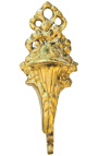 Coppia porta-tende in bronzo "Vaso e nastri"