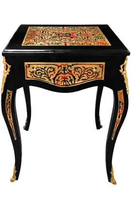 Boulle marqueterie bijzettafel in Napoleon III-stijl