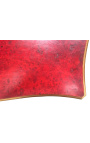 Gran vestidor barroco rojo elm Louis XV estilo, bronces de oro