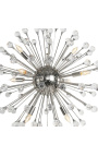 "Orión" chandelier z niklovanej nehrdzavejúcej ocele a akrylového skla