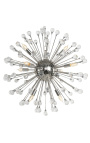 "Orión" chandelier z niklovanej nehrdzavejúcej ocele a akrylového skla