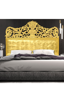 Baroková posteľná hlavička zlaté drevo