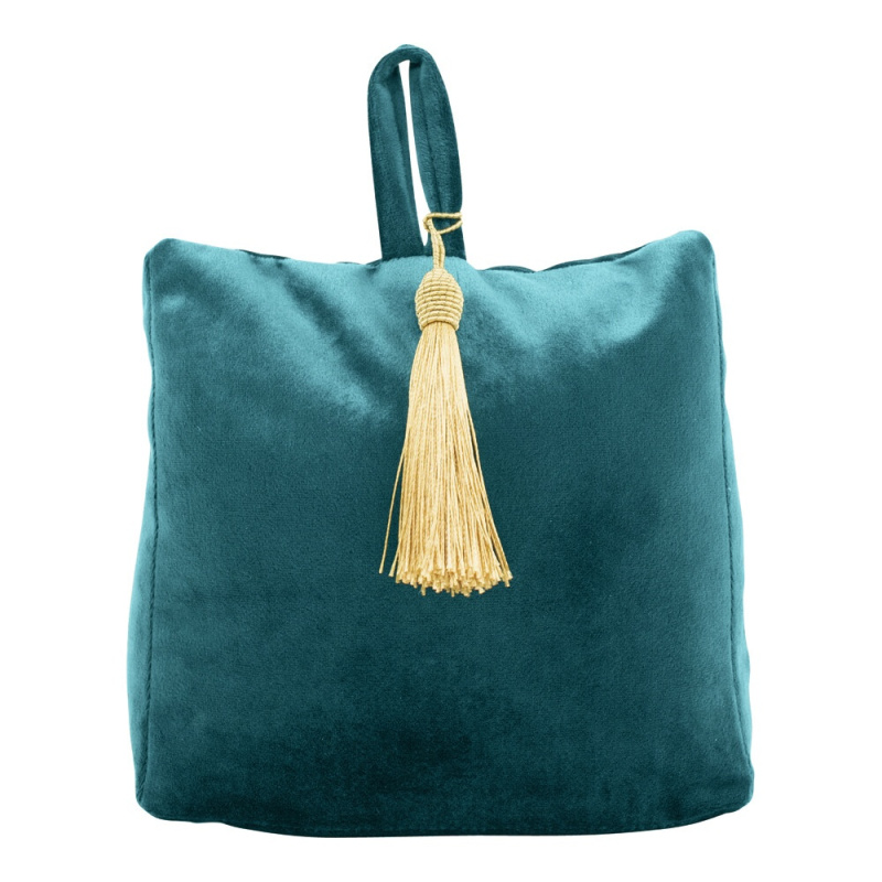 Wedge bag - Teal suede