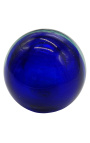 Bola d'escala de vidre blau fosc