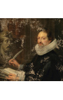 Tableau "Portrait de Gaspard Gevartius - Pierre Paul Rubens"