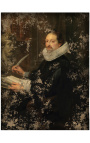 Tableau "Portrait de Gaspard Gevartius - Pierre Paul Rubens"