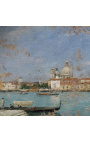 Landschaft Malerei "Venedig, Santa Maria della Salute" - Eugène Boudin