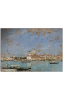 Landschaft Malerei "Venedig, Santa Maria della Salute" - Eugène Boudin