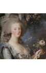 Pintura de retrato "Marie-Antoinette, Rainha da França" - Elisabeth Vigee Le Brun