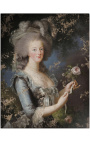 Pintura de retrato "Marie-Antoinette, Rainha da França" - Elisabeth Vigee Le Brun