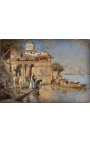 Pintura "Al llarg dels Ghats, a Mathura" - Edwin Lord Weeks