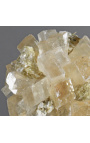 2 Calcite csillagok fekete márvány bázison