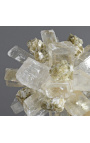 2 Calcite csillagok fekete márvány bázison