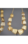 Conjunto de 2 colares da Indonésia feitos de conchas