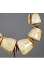 Conjunto de 2 colares da Indonésia feitos de conchas