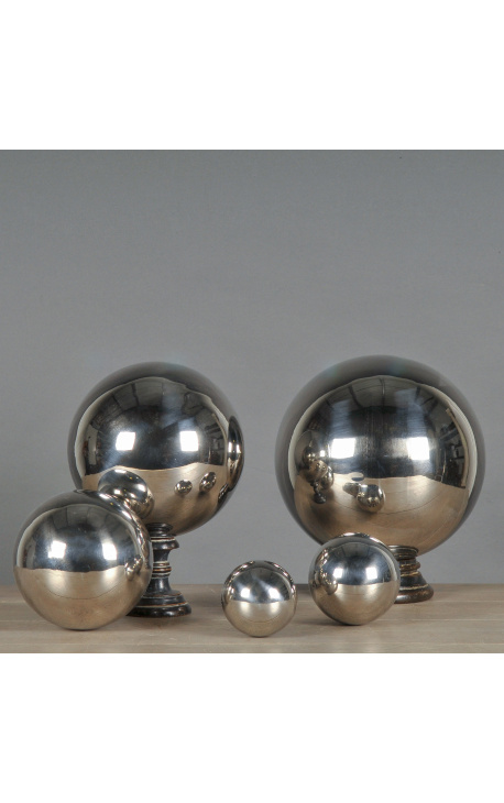 Set bestaande uit 5 verchroomde metalen ballen