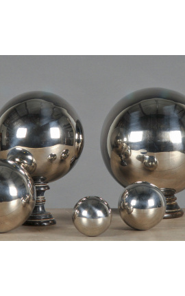 Set bestaande uit 5 verchroomde metalen ballen