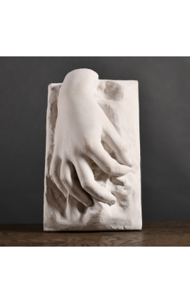 Gipsen sculptuur van een 19e eeuwse mannenhand
