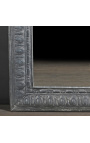 Miroir rectangulaire de style Louis Philippe en Zinc