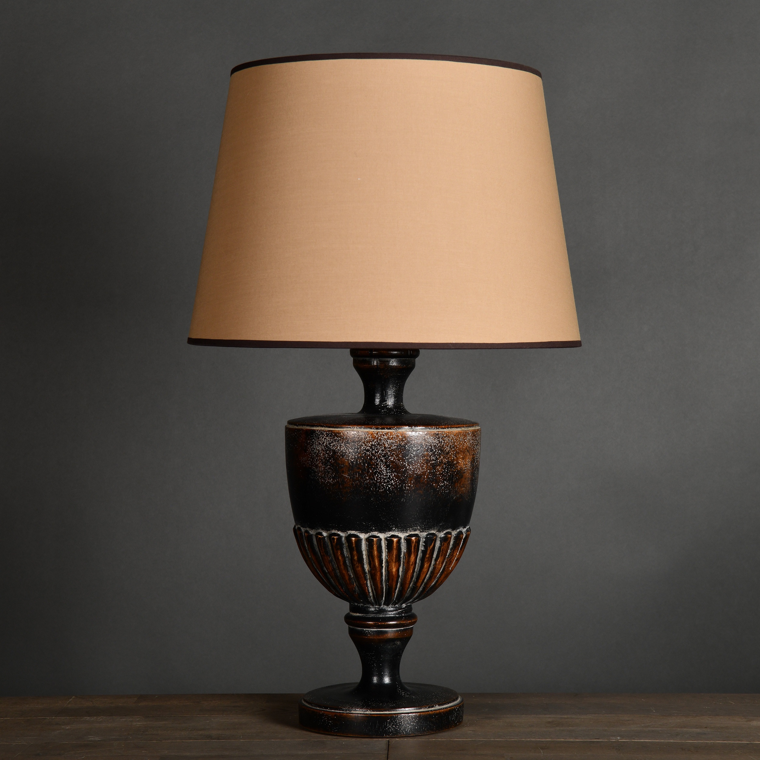 bronze urn lamp