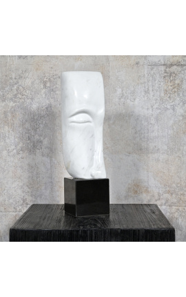 Hedendaagse sculptuur in witte marmer &quot;Van Marble&quot;