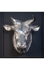 Large aluminum wall decoration "Bull's head"