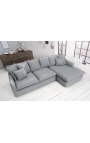 Sofa u kutu 255 cm CELESTE sivo platno