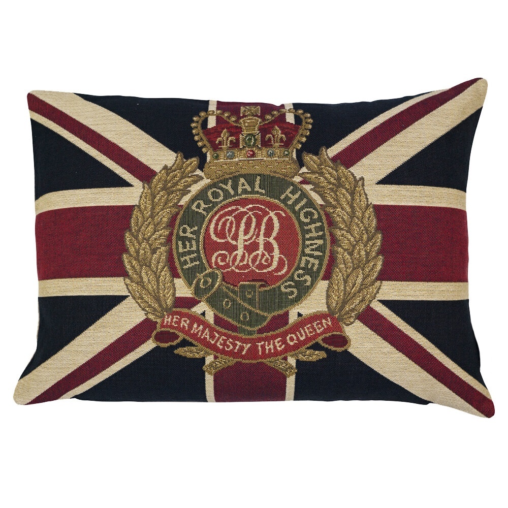 Cojín rectangular decoración bandera inglesa 