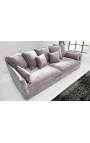 3-sits soffa CELESTE i taupe sammet