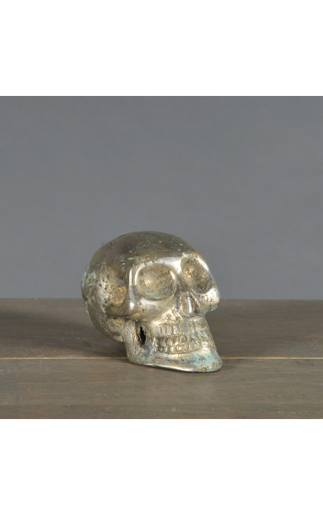 Calavera de metall de plata - Mida XS (9 cm)