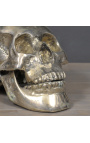 Calavera de metall de plata - Mida L (20 cm)