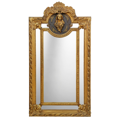 Vintage Espejo vestidor talladas de oro de estilo europeo, de longitud  completa de espejos antiguos espejo grande - China Espejos antiguos, espejo