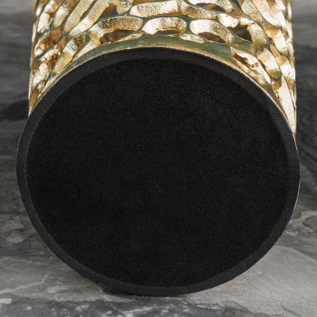 Deco vase CORY metal and gold aluminium - 65 cm