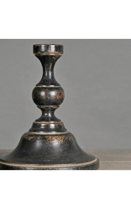 Ensemble de 5 támogatja de típusú balustre en bois sculpté noir