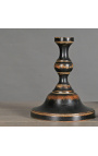 Ensemble de 5 поддерживает de type balustre en bois sculpté noir